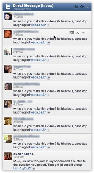 My Twitter DM Inbox